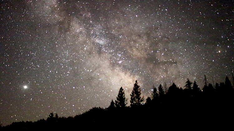 Starry, starry night look out on a summer's sky